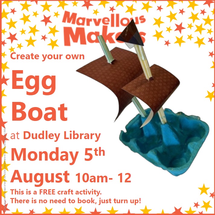 Dudley Library - Egg Boat Craft